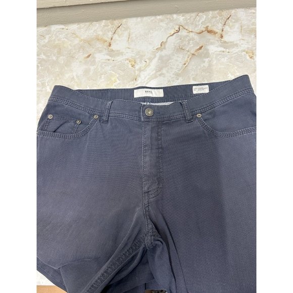 Brax feel good Navy -cooper fancy -regular fit pants Men size 36 - Picture 6 of 11